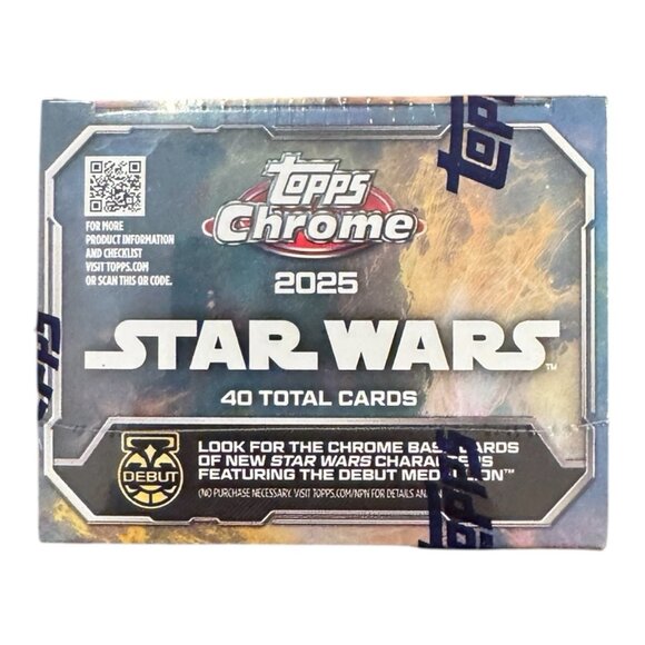 8 x 2025 Topps Chrome Star Wars Value Blaster Box Sealed-Ships Fast/Free Ship - Picture 5 of 5